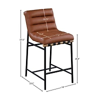 Ivar Counter Stool - Cognac