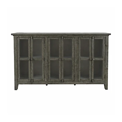 Rustic 6 Door High Cabinet 70" - Stone