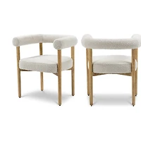 Circulette Dining Chair- Cream