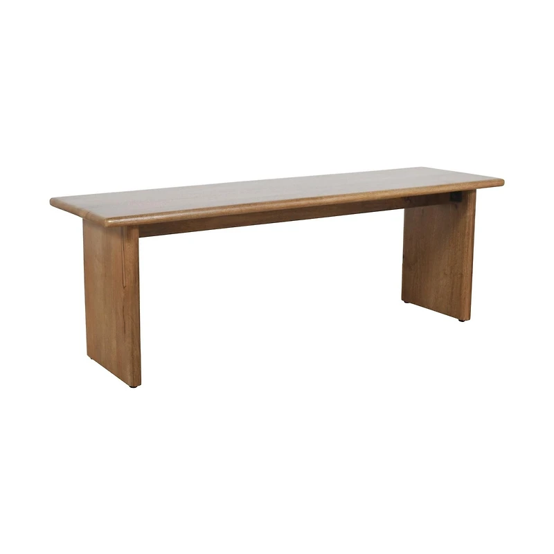 Burke Solid Wood Slab Bench