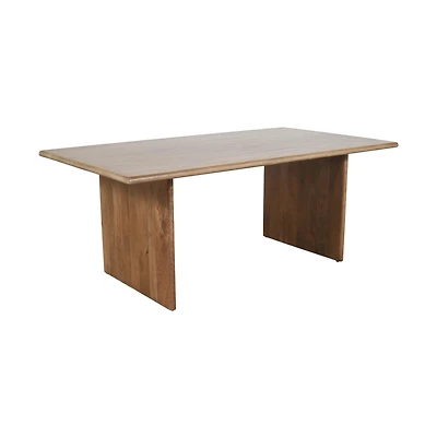 Burke Solid Wood Slab Dining Table