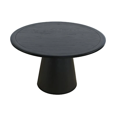 Nash 50" Round Dining Table Black