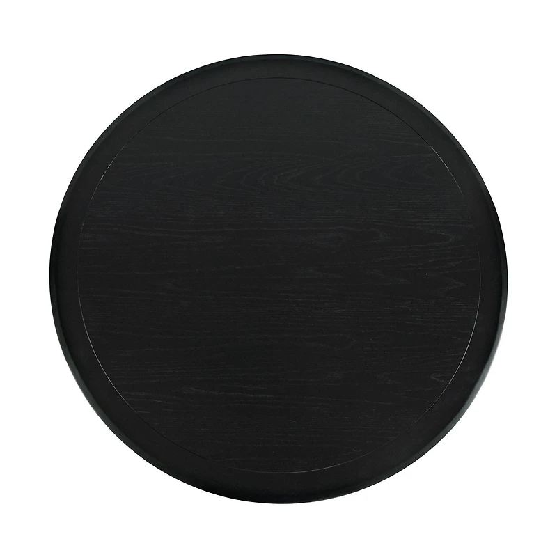 Nash 50" Round Dining Table Black