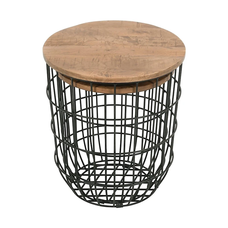 Rondo Nesting End Table - Black