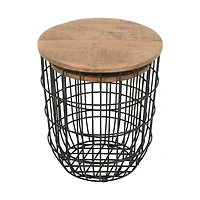 Rondo Nesting End Table - Black