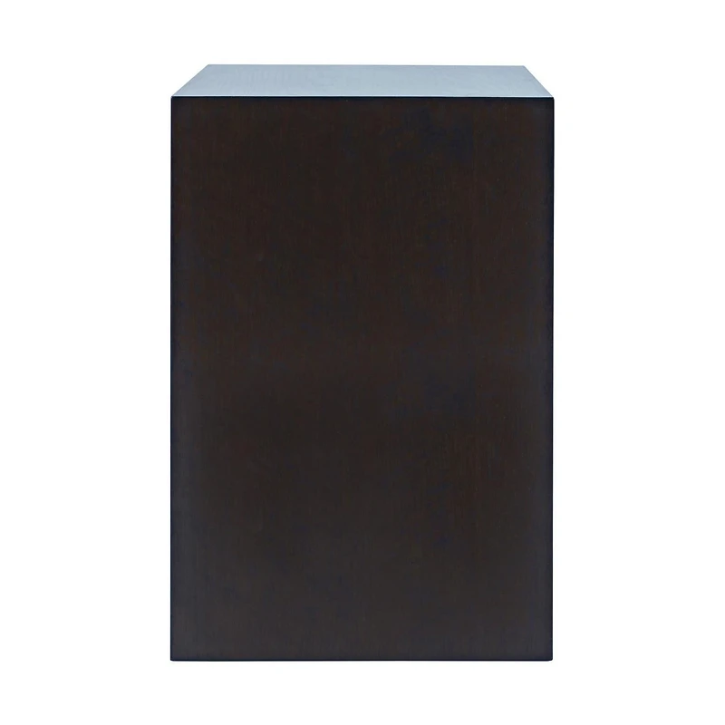 Soho C-Shaped Accent Table – Espresso