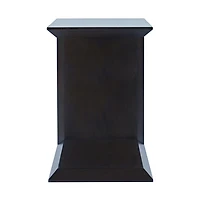 Soho C-Shaped Accent Table – Espresso