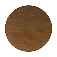 Auden 40" Round Fluted Coffee Table – Chestnut