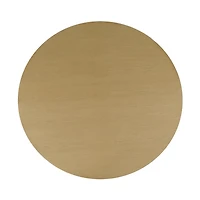 Auden 60" Round Dining Table – Natural Finish
