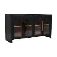 Archimedes 60" Console in Ebony Oak