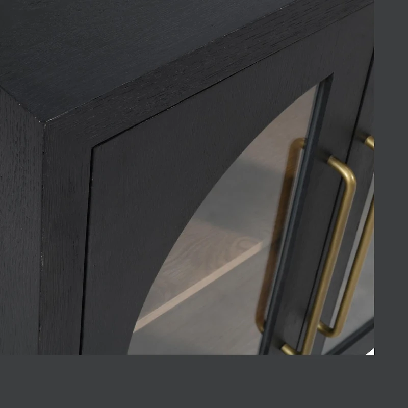 Archimedes 60" Console in Ebony Oak