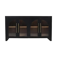 Archimedes 60" Console in Ebony Oak