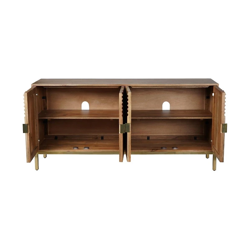 Asher 4 Door Accent Cabinet
