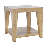 Laurel Creek Castered Leg End Table - Natural