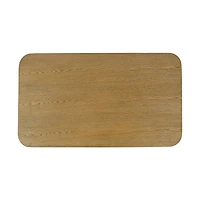 Janzen Castered Oak Coffee Table – Cascade Oak