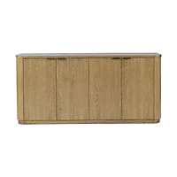 Janzen 68" Oak Storage Console – Cascade Oak