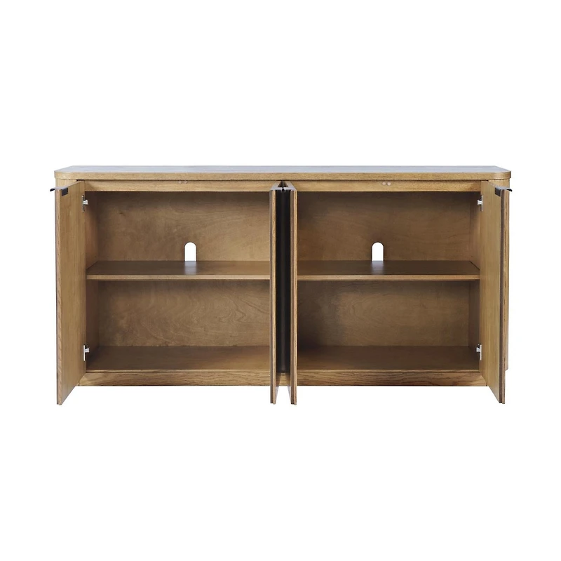 Janzen 68" Oak Storage Console – Cascade Oak