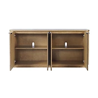 Janzen 68" Oak Storage Console – Cascade Oak