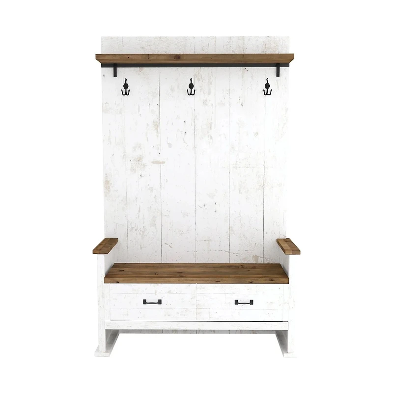 Lazrin Hall Bench 2 Drawer