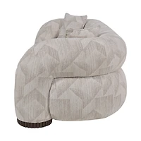 Jovie Upholstered Sofa with Accent Pillows