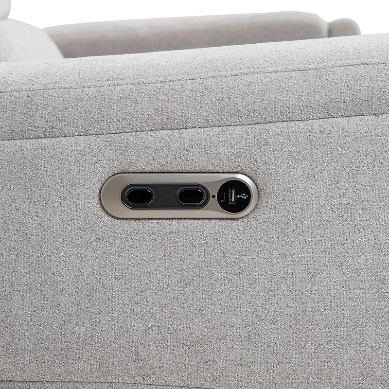 Roche Power Recliner Sofa - Dove