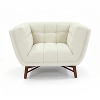 Kitsilano Premium Velvet Accent Chair – Beige