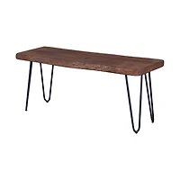 Torvis Bench - Matte Brown