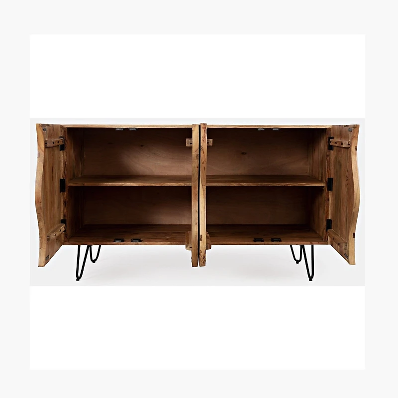 Nature's Edge Sideboard with 4 doors - Natural