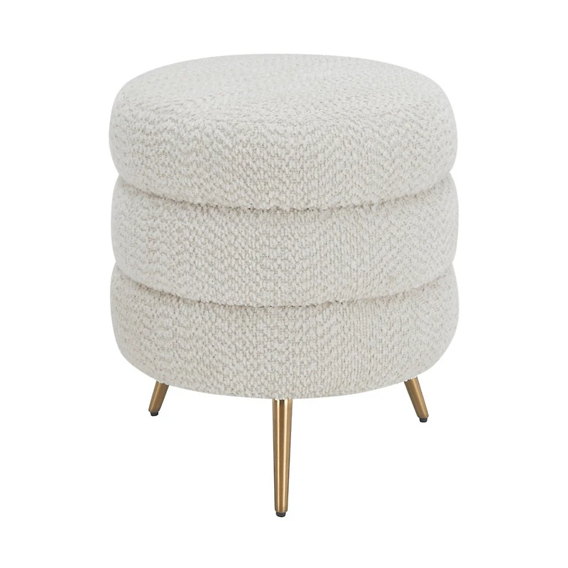 Cadence Small Ottoman - Boucle