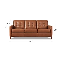 Tallon Leather Sofa
