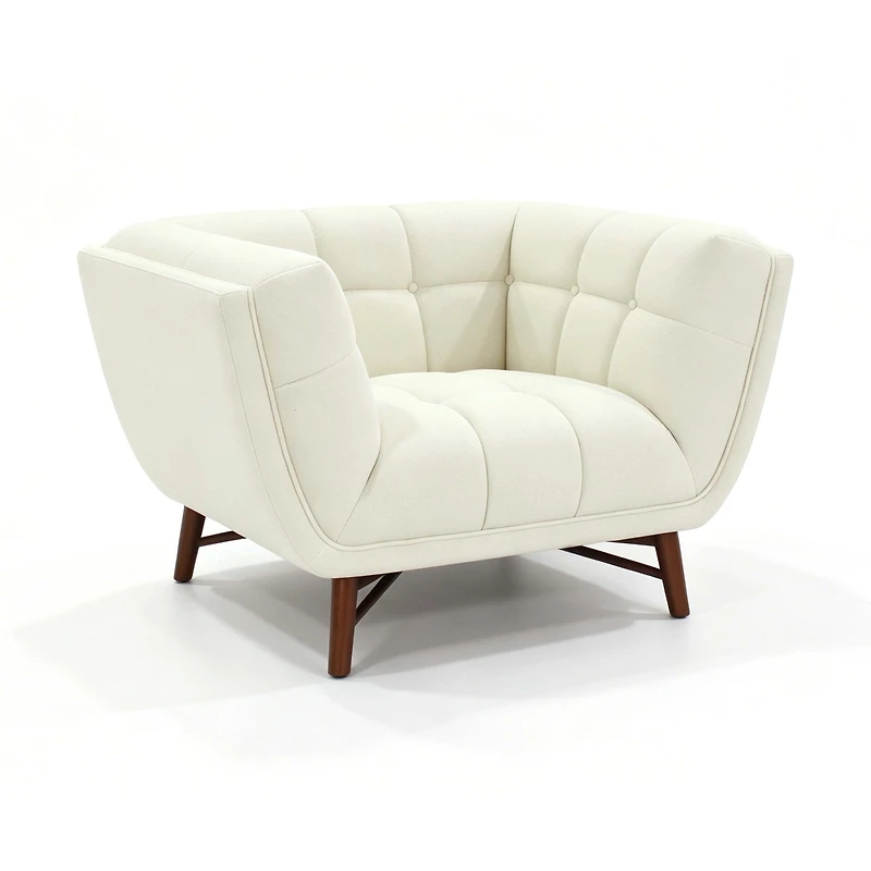 Kitsilano Premium Velvet Accent Chair – Beige