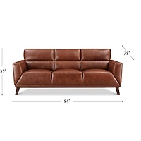 Jammie Genuine Leather Sofa