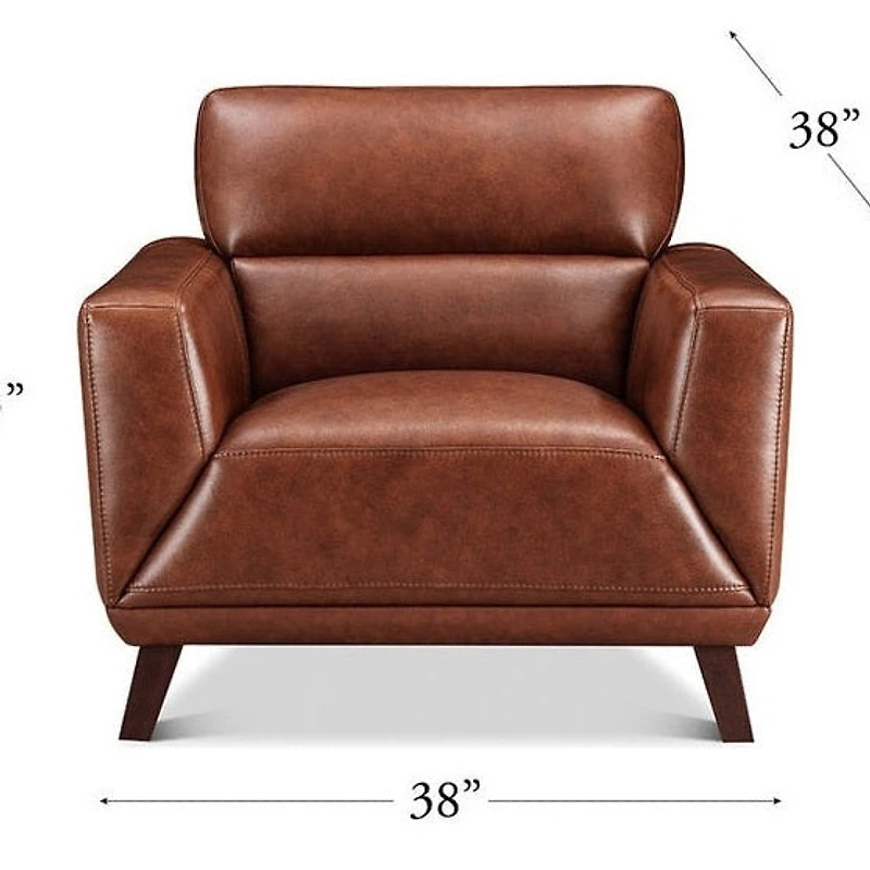 Jammie Genuine Leather Chair