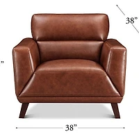 Jammie Genuine Leather Chair