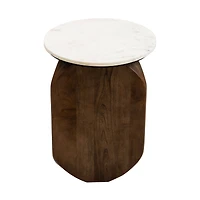 ARITIS SIDE TABLE WITH MARBLE TOP