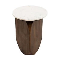 ARITIS SIDE TABLE WITH MARBLE TOP