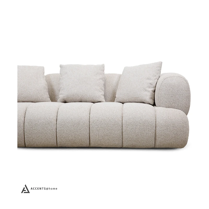Adonis Sofa w/3 Pillows - Natural