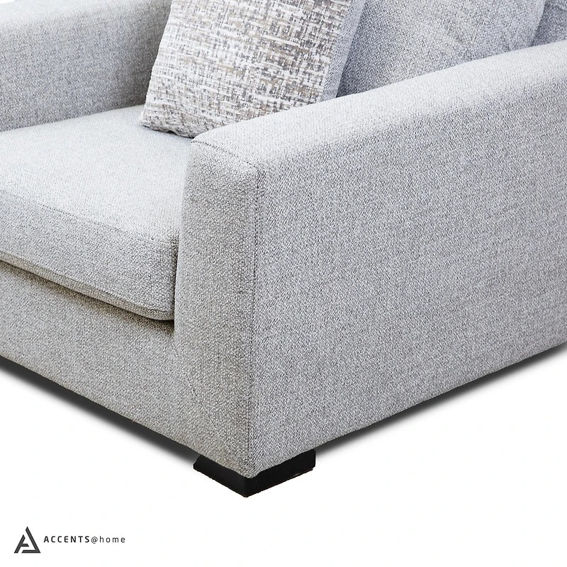 Archie Accent Chair with 2 Toss Pillows