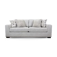 Archie Large Upholstered Sofa with 4 Toss Pillows