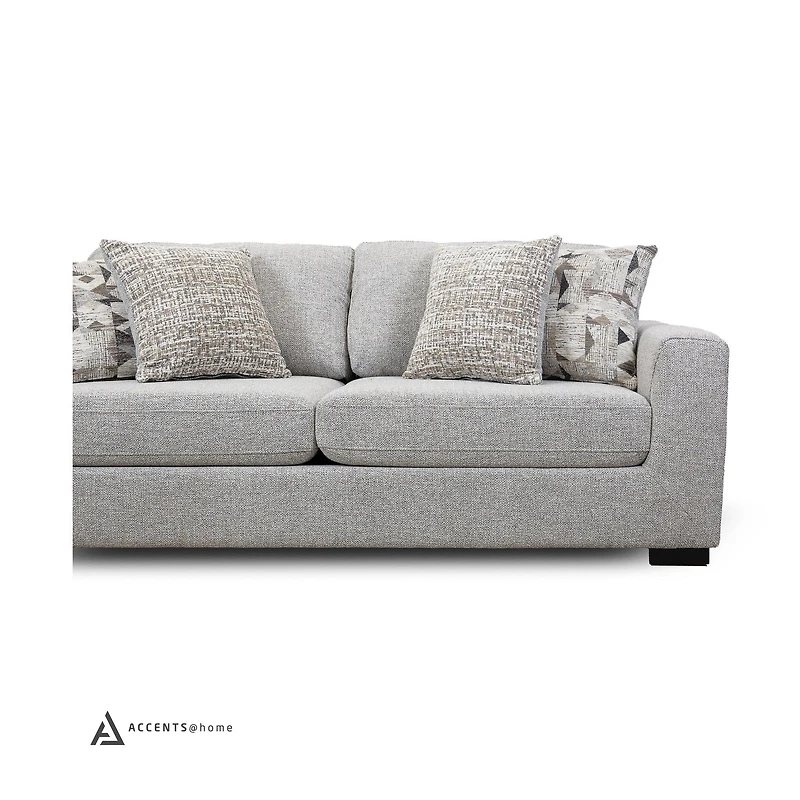 Archie Condo Sofa with 4 Toss Pillows