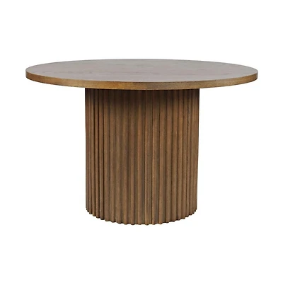 Auden 48" Round Dining Table – Chestnut