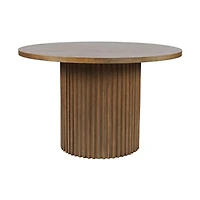 Auden 48" Round Dining Table – Chestnut