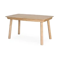 Kerrin Extension Dining Table (55"/75") - Sundried Wheat