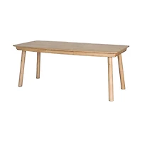 Kerrin Extension Dining Table (55"/75") - Sundried Wheat