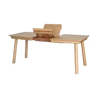 Kerrin Extension Dining Table (55"/75") - Sundried Wheat