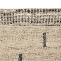 BAISLEY HAND WOVEN RUG CHAMPAGNE