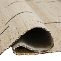 BAISLEY HAND WOVEN RUG CHAMPAGNE