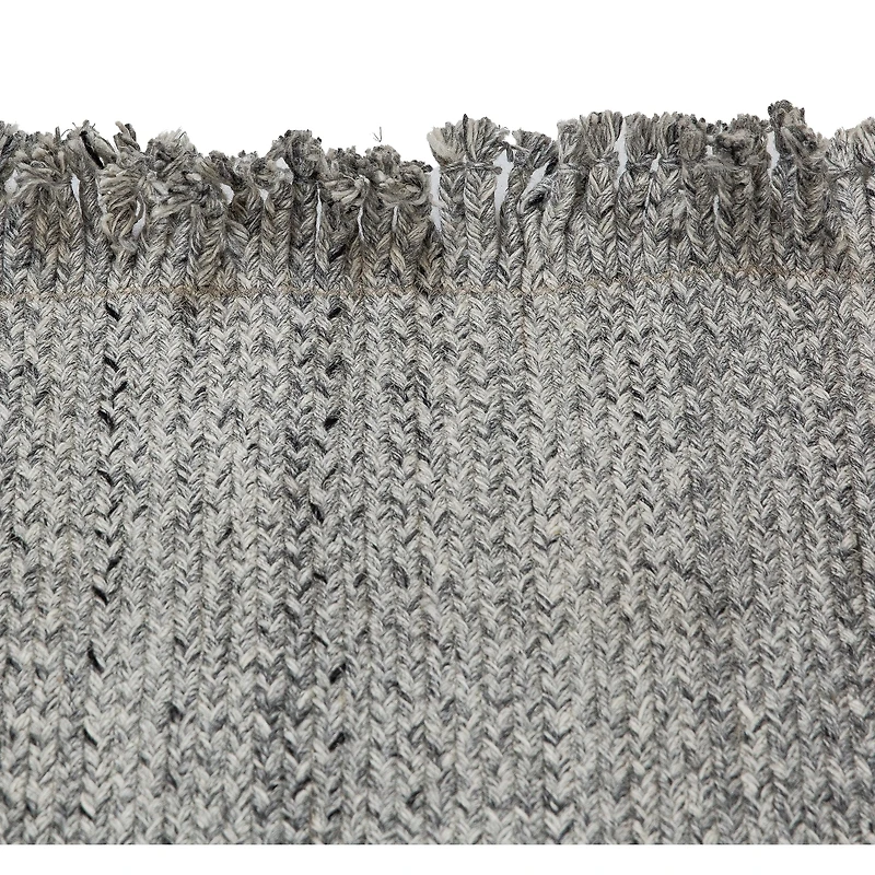 BAISLEY HAND WOVEN RUG STEEL