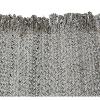 BAISLEY HAND WOVEN RUG STEEL