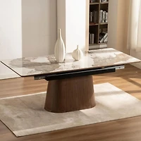 Bastian Extendable Dining Table with Ceramic Top